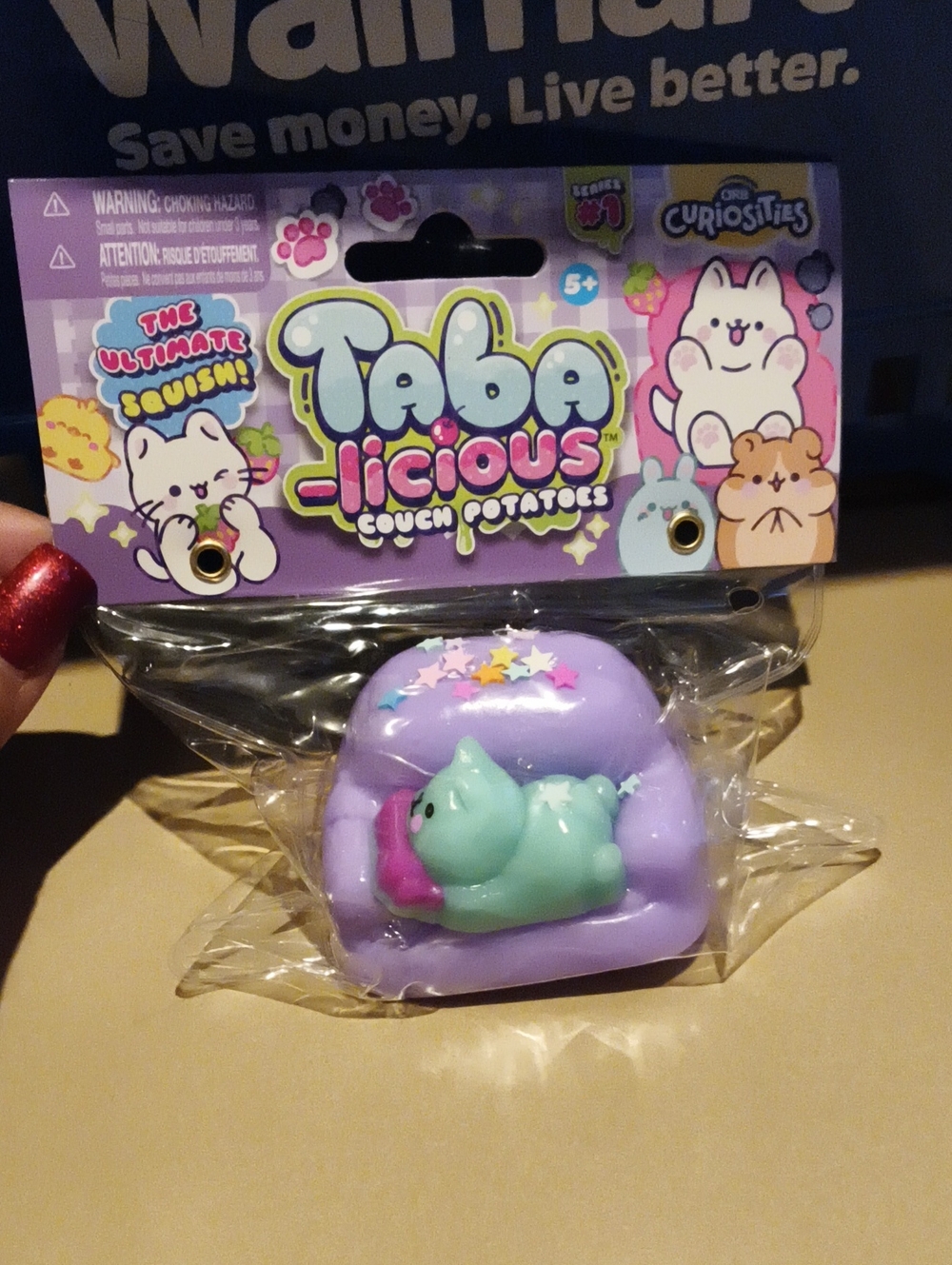 Tabalicious Couch Potatoes Purple Squishy Toy